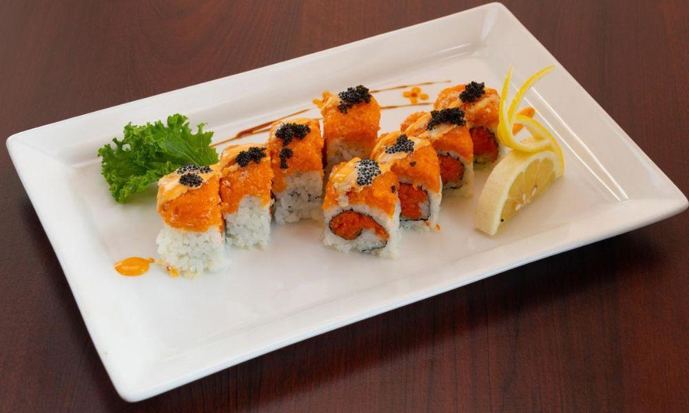 Spicy Girl Roll at Haru Sushi, a Japanese restaurant in Williamsburg