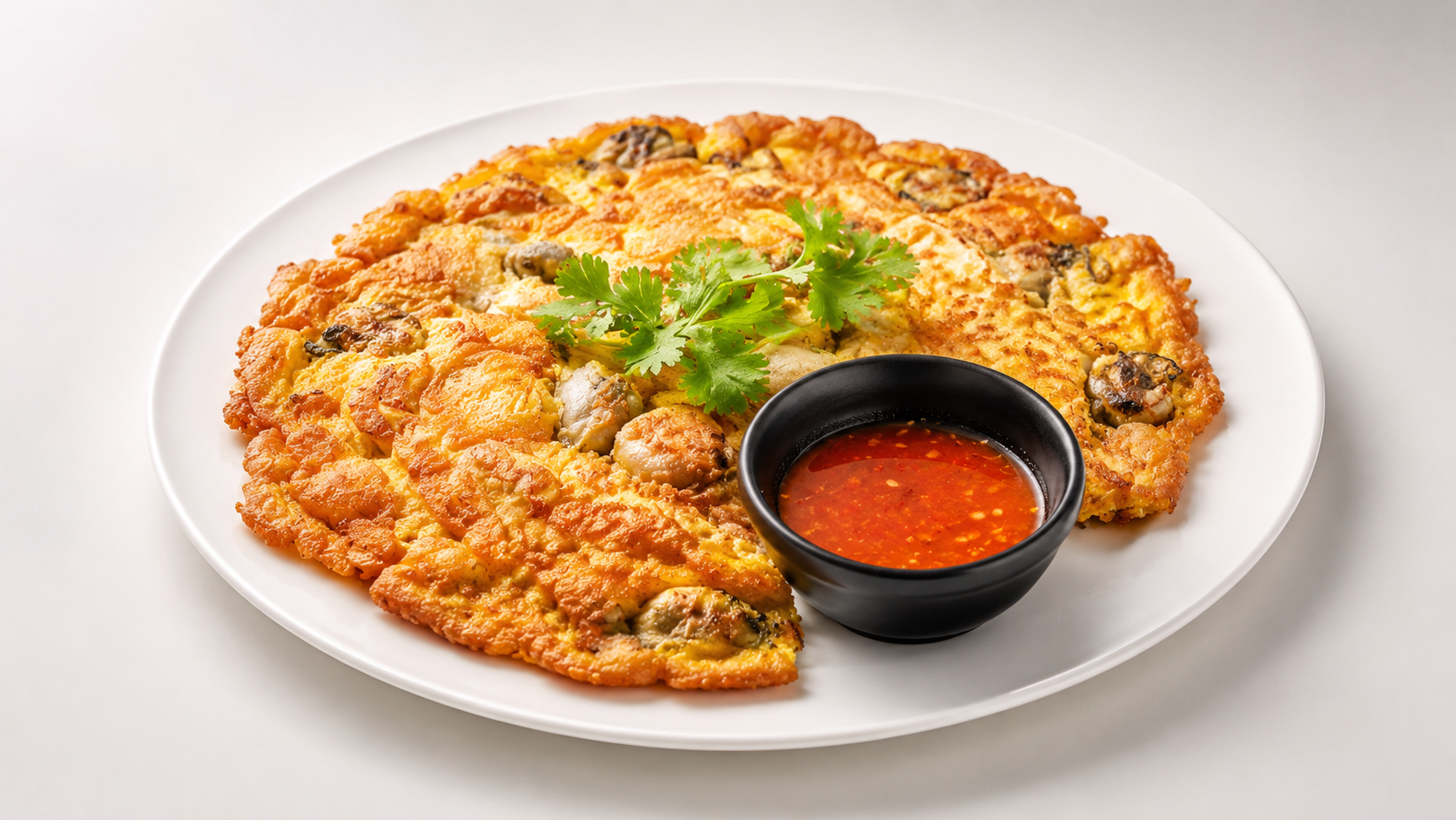 Baby Oyster Omelets at Hawker CO, a Malaysian Restaurant in Las Vegas