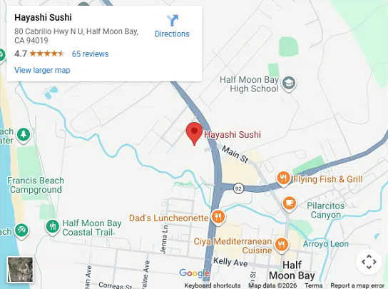 Location, 80 Cabrillo Hwy N U, Half Moon Bay, CA 940192