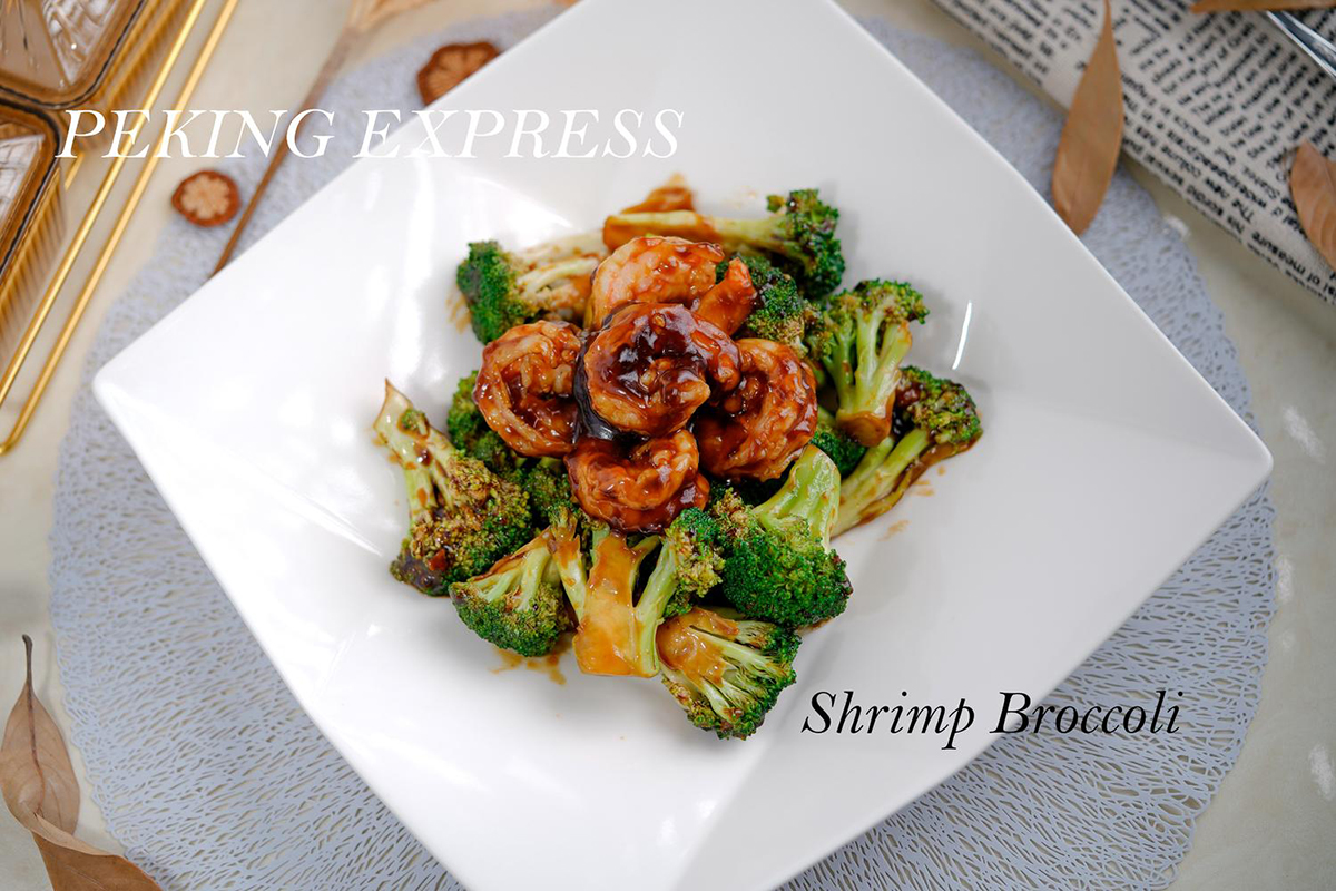 Shrimp Broccoli at Peking Express，a Asian Restaurant in South Ozone Park