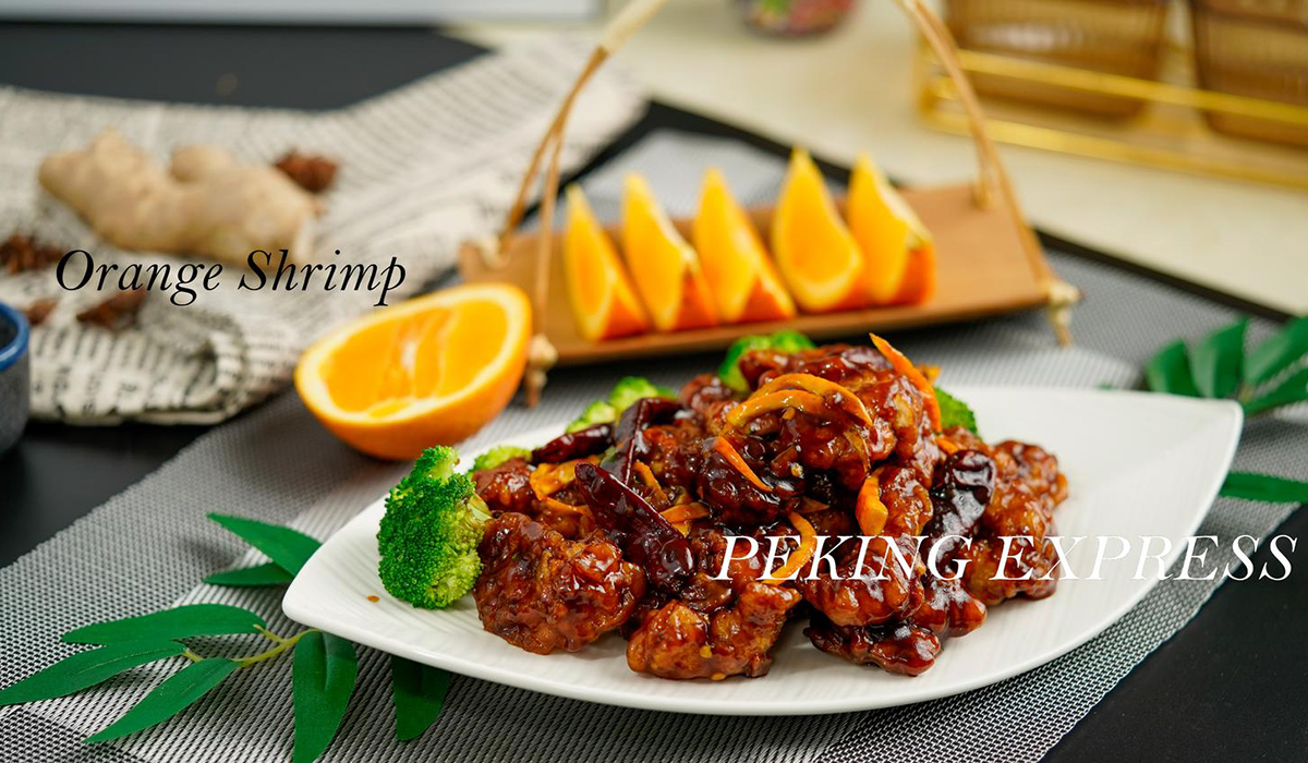 Orange Shrimp at Peking Express，a Asian Restaurant in South Ozone Park