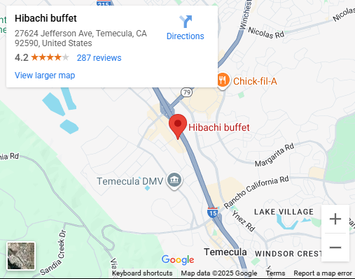Location 27624 Jefferson Ave, Temecula, CA 92590