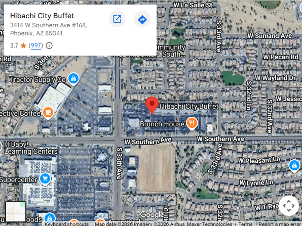 Location,3414 W Southern Ave #168, Phoenix, AZ 85041