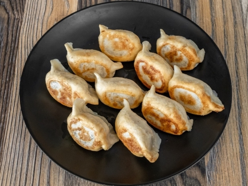 Beef & Onion Dumpling(10) at Hi! Dumplings, a Chinese Restaurant in San Diego