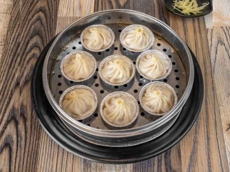 Xiao Long Bao(8) at Hi! Dumplings, a Chinese Restaurant in San Diego