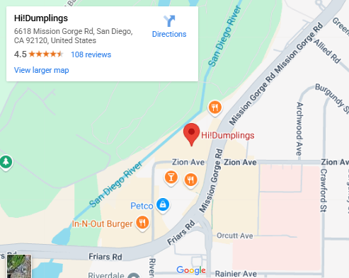 Location, 6618 Mission Gorge Rd, San Diego, CA 92120, United States