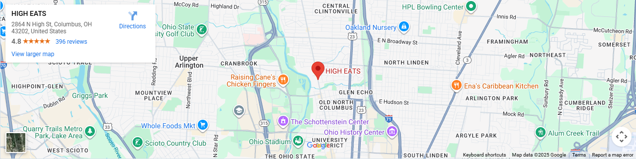 Location 2864 N High St, Columbus, OH 43202