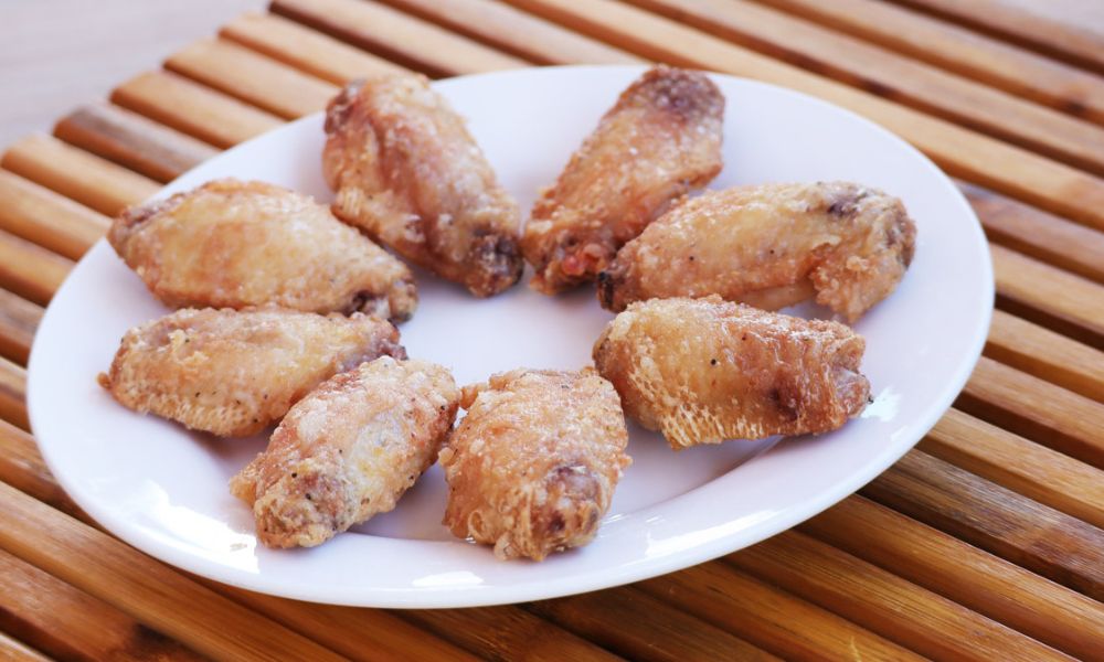 Crispy fried chicken wings at Hong Kong City Restaurant, a Chinese Restaurant in Alameda