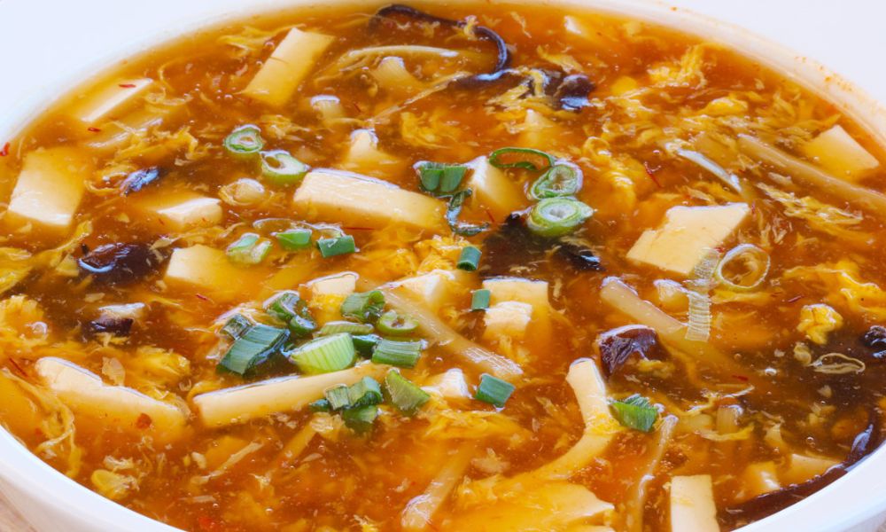 Hot and sour soup at Hong Kong City Restaurant, a Chinese Restaurant in Alameda
