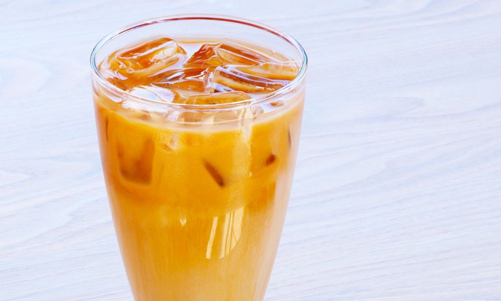 Chilled, creamy Hong Kong-style milk tea at Hong Kong City Restaurant, a Chinese Restaurant in Alameda