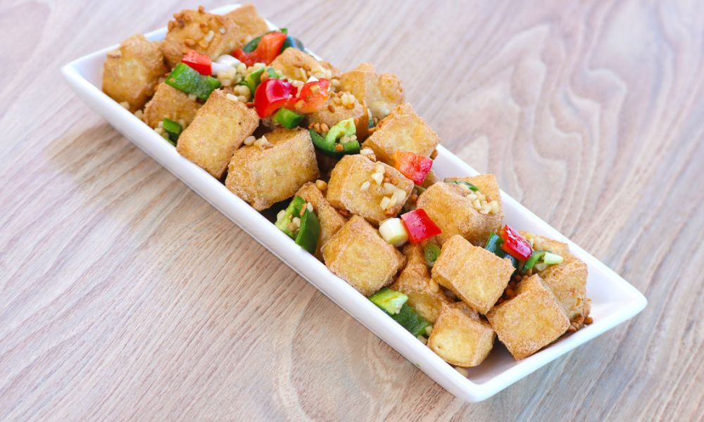 Crispy tofu with salt and pepper at Hong Kong City Restaurant, a Chinese Restaurant in Alameda