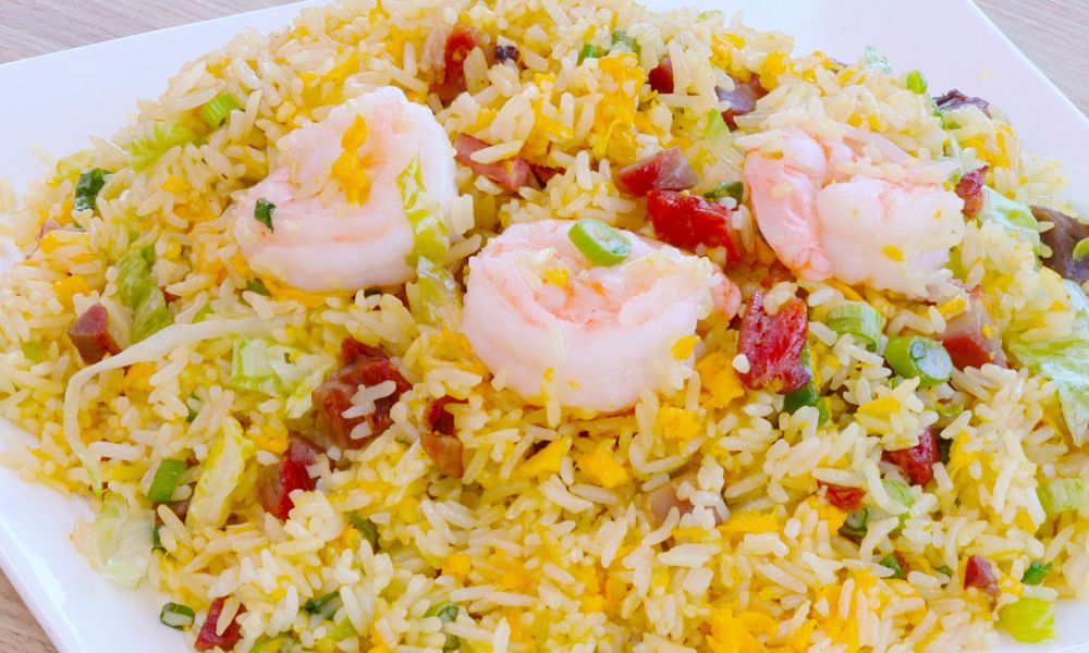 Yangzhou-style fried rice at Hong Kong City Restaurant, a Chinese Restaurant in Alameda