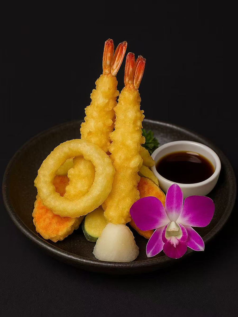 Tempura Appetizer at Hokkaido Revolving Sushi Bar，a Japanese Restaurant in Columbus