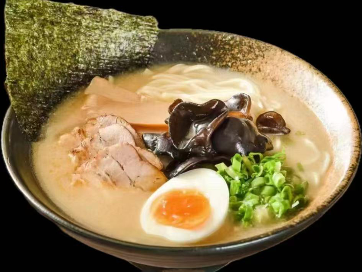 Tonkotsu Ramen & Spicy Tonkotsu at Hokkaido Revolving Sushi Bar，a Japanese Restaurant in Columbus