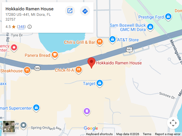 Location, 17280 US-441, Mt Dora, FL 32757