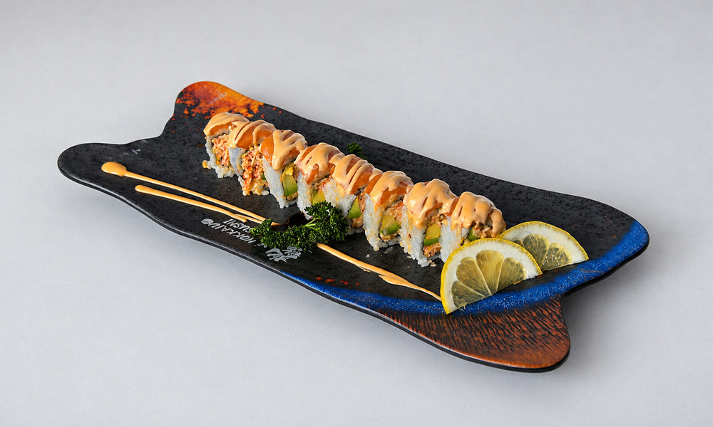 Alaska Roll at Hokkaido Sushi, Japanese Restaurant in Grapevine