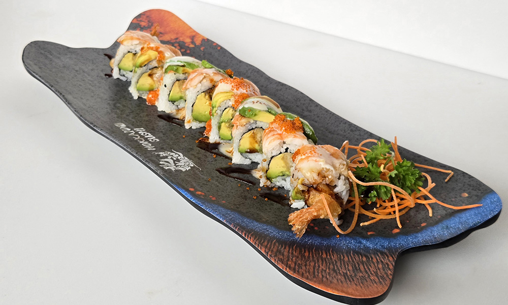 Dancing Ebi Roll at Hokkaido Sushi, Japanese Restaurant in Grapevine