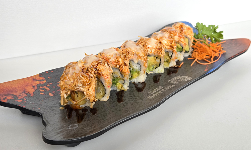 Fried Calamari Roll at Hokkaido Sushi, Japanese Restaurant in Grapevine