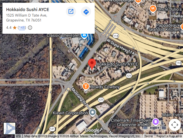 Location,1525 William D Tate Ave, Grapevine, TX 76051