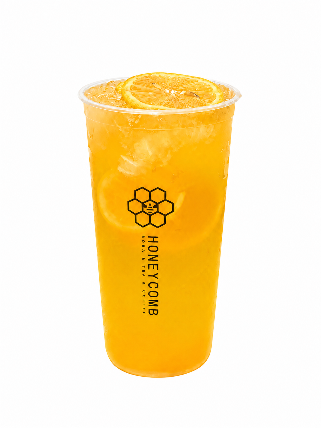 Orange Lemon Fruit Tea at Honeycomb Boba Tea Shop, Boba Tea Shop in Stillwater