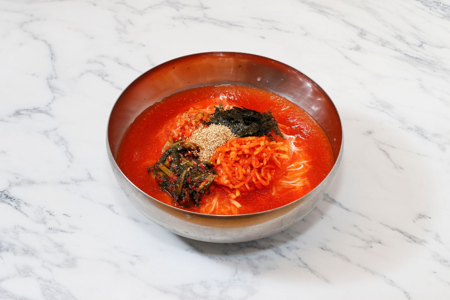 Spicy cold noodles at Hong Dae Korea Restaurant in Lawrenceville