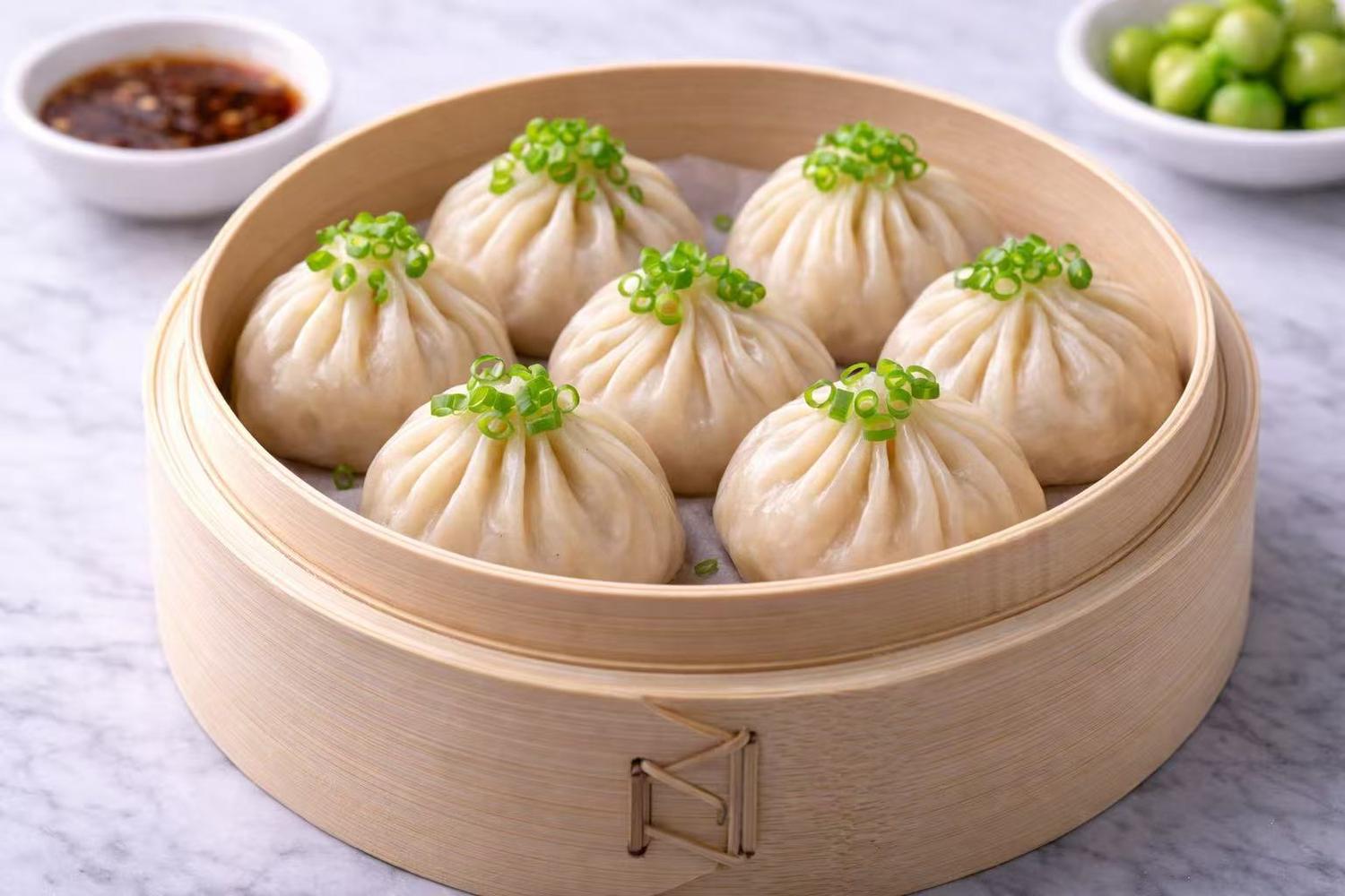 Shanghai Soup Dumplings at Hong Kong Cafe, a Chinese Restaurant in New York