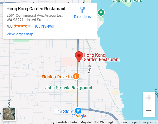 Location, 2501 Commercial Ave, Anacortes, WA 98221