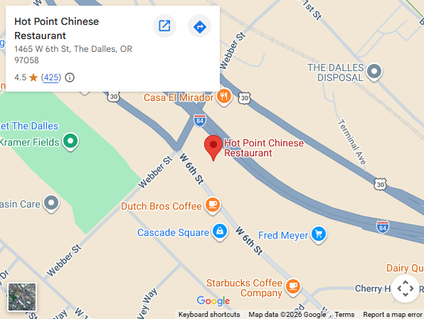 location,1465 W 6th St, The Dalles, OR 97058