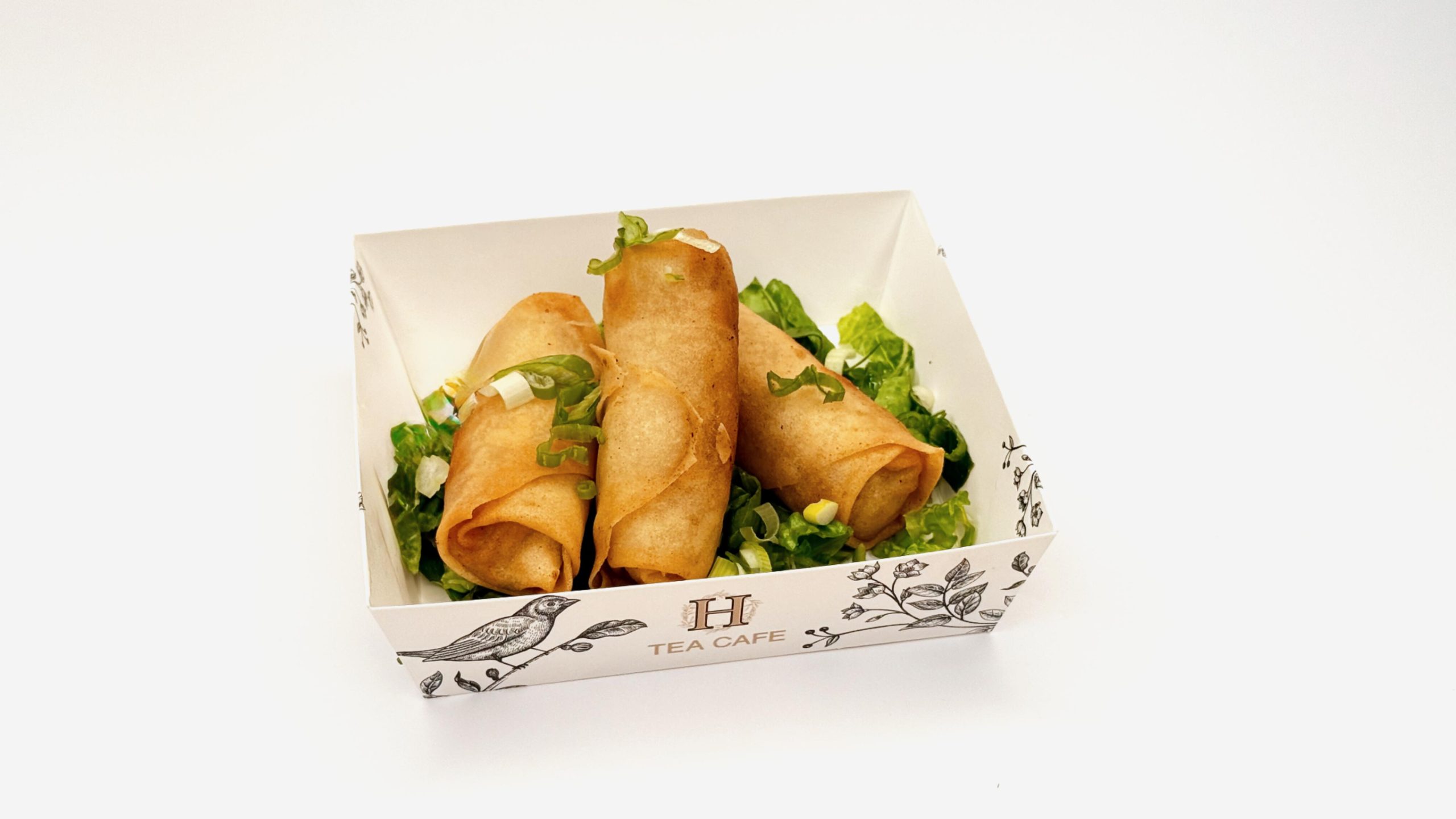 HTEA-CAFE-Café-Restaurant-Egg-Rolls-With-Lettuce-and-Scallions-Troy Egg Rolls With Lettuce and Scallions from HTEA CAFE, a Café Restaurant in Troy