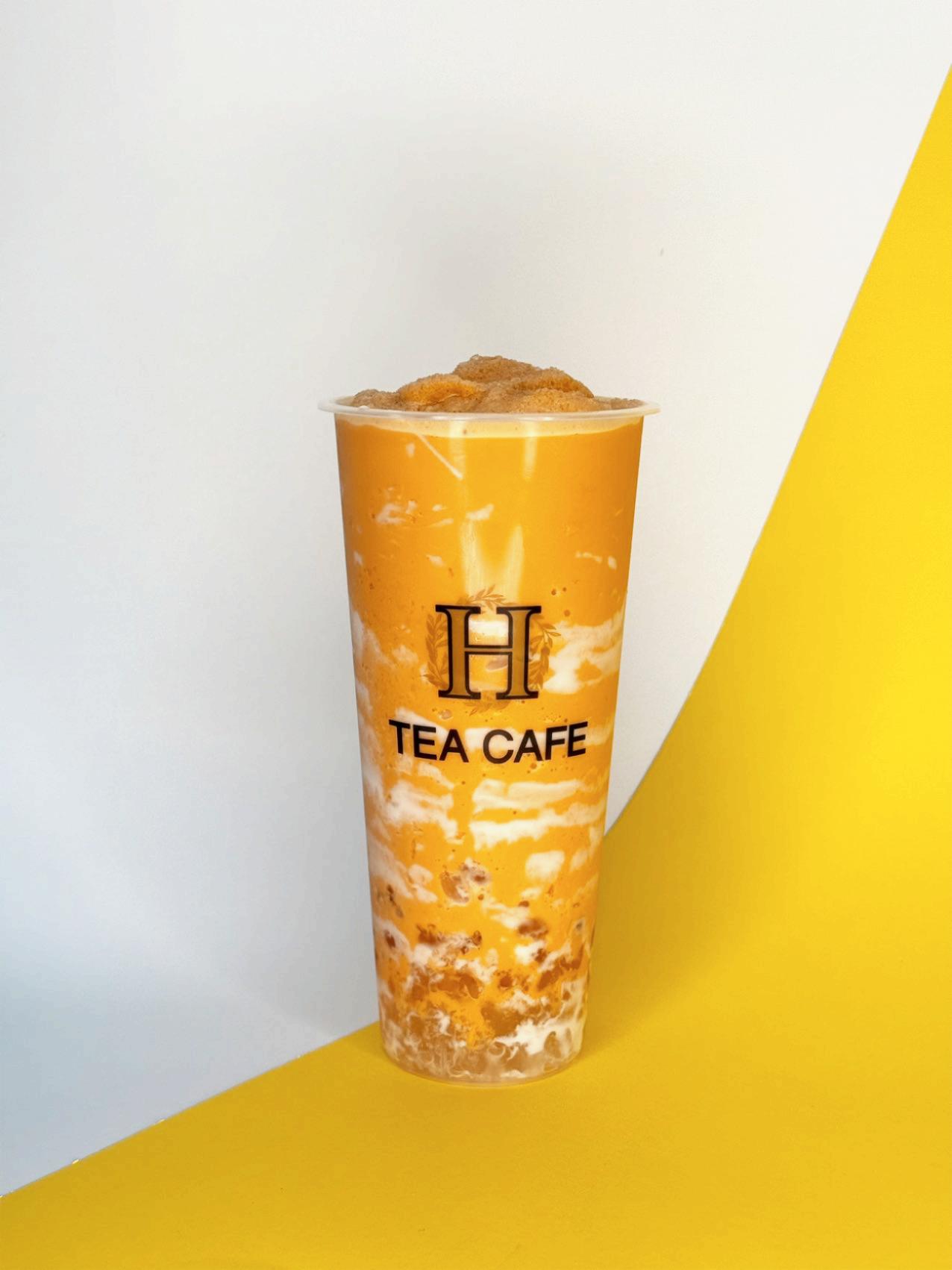 HTEA-CAFE-Café-Restaurant-Taro-Milk-Tea-with-Brown-Sugar-Boba-Troy Taro Milk Tea With Brown Sugar Boba from HTEA CAFE, a Café Restaurant in Troy