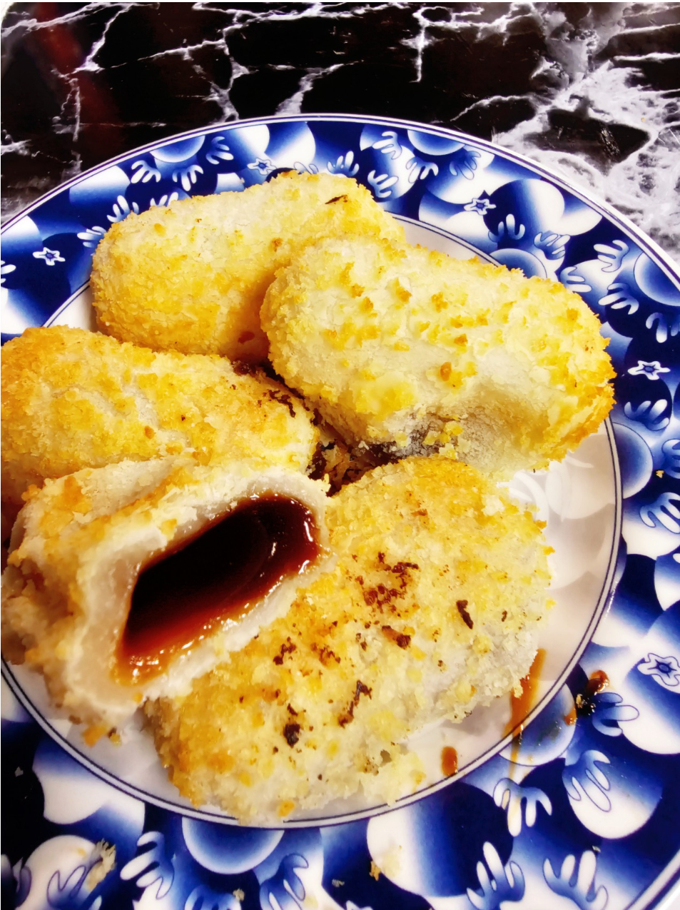 Molten Brown Sugar Glutinous Rice Cake