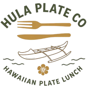 Official brand logo of the local hawaiian eatery at Hula Plate Co, a Hawaiian Restaurant in San Jose