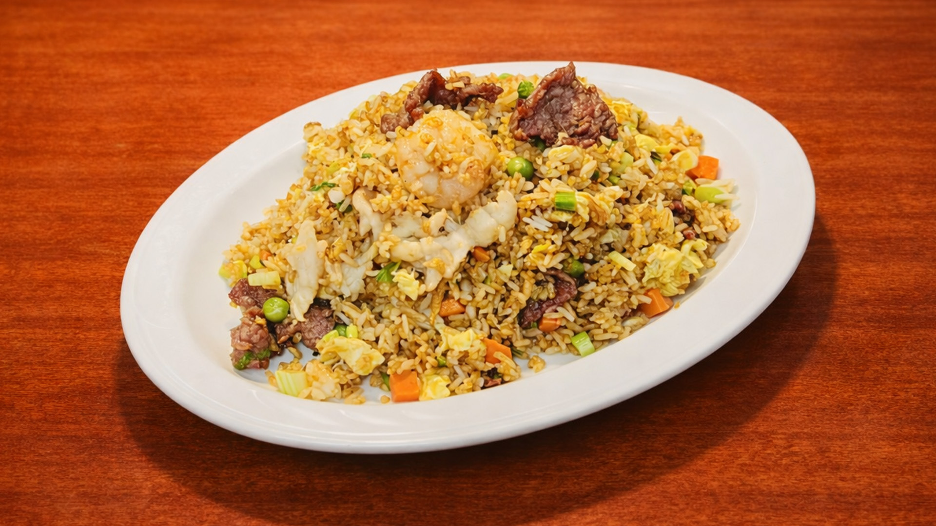 Combination Fried Rice at Hunan Bistro, Chinese Restaurant in Columbus