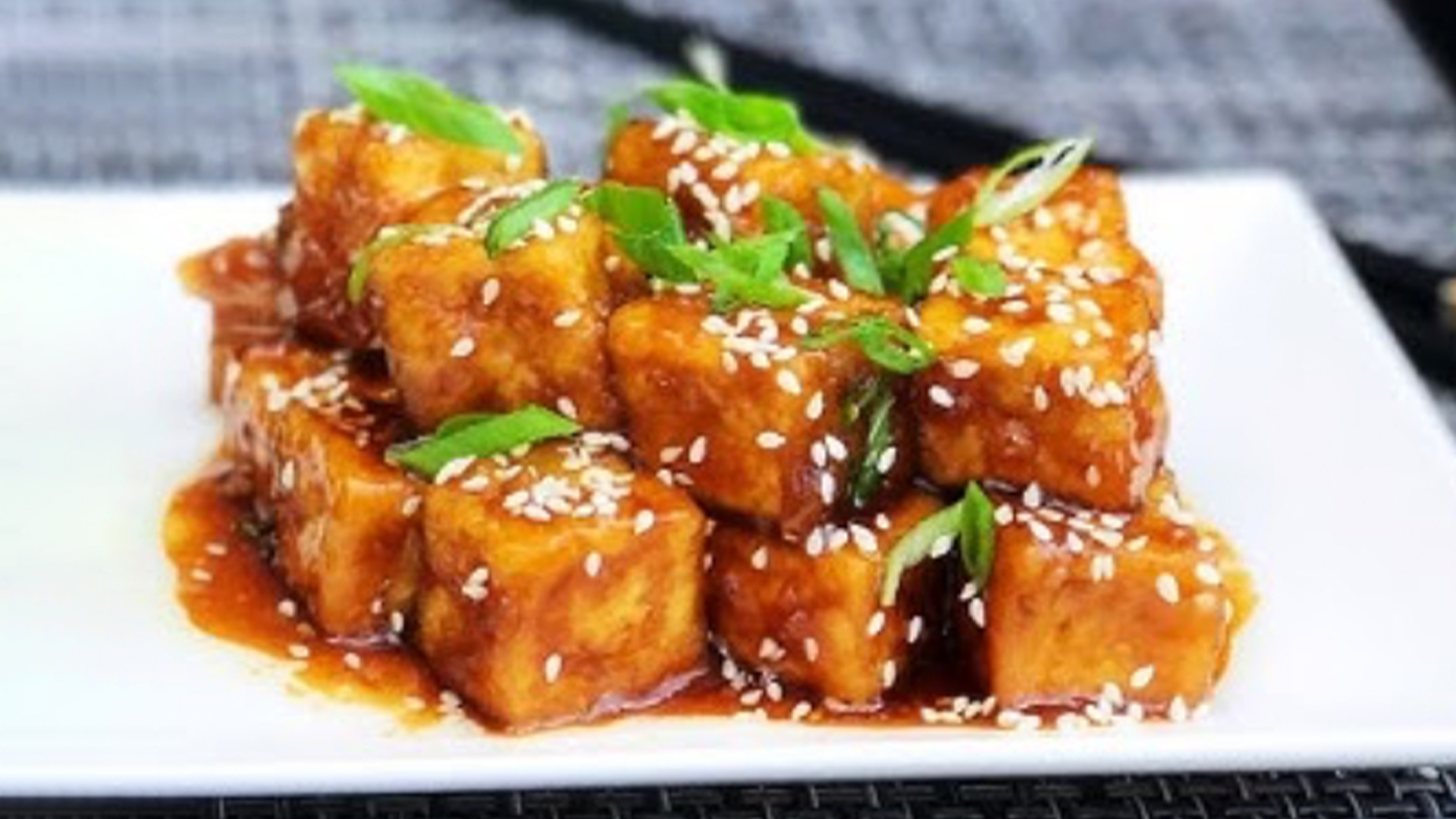 Sesame Tofu at Hunan Bistro, Chinese Restaurant in Columbus