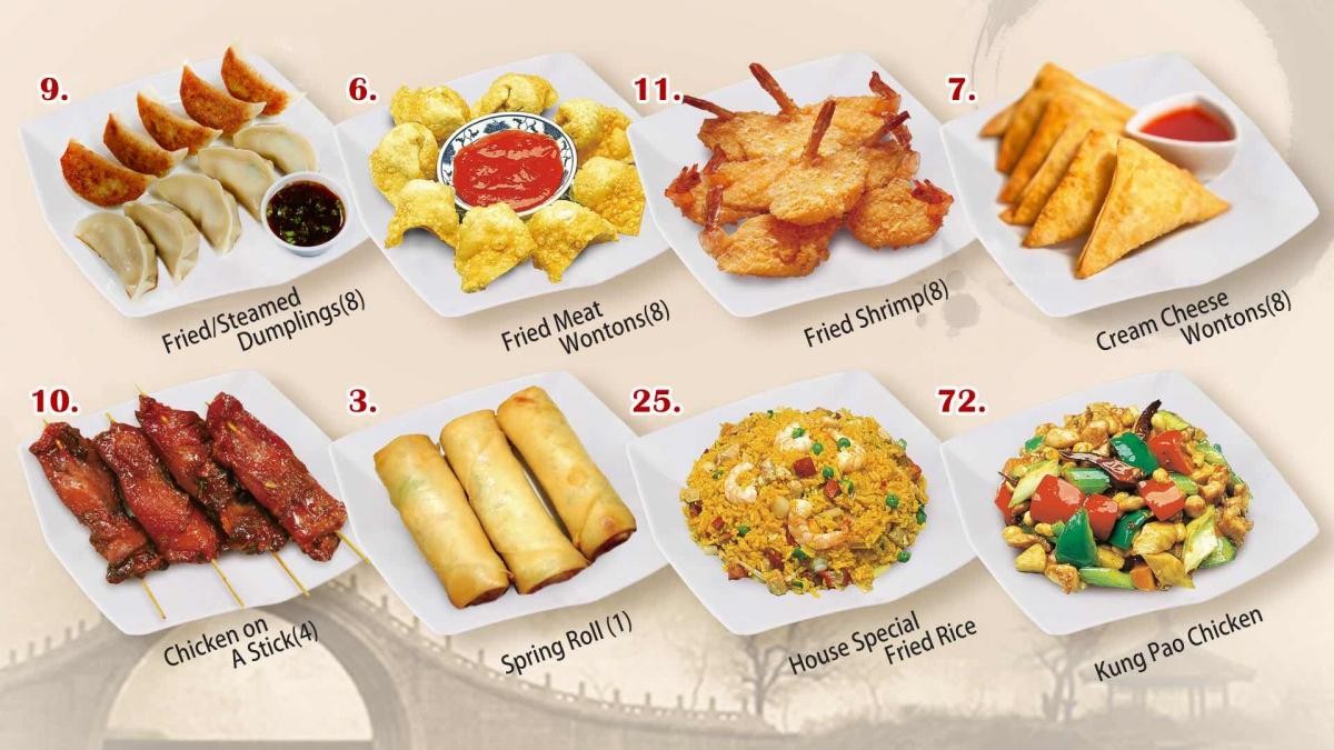 Appetizers and house special fried rice at Happy Panda, a Chinese Restaurant in Hutchinson