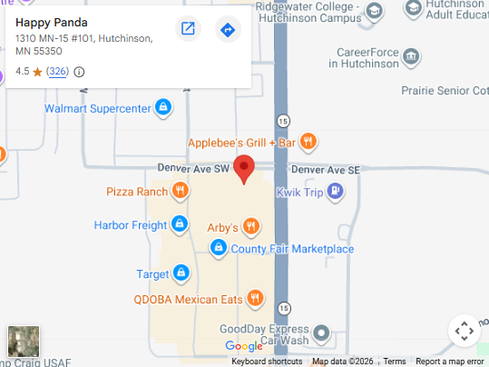 Location, 1310 MN-15 #101, Hutchinson, MN 55350