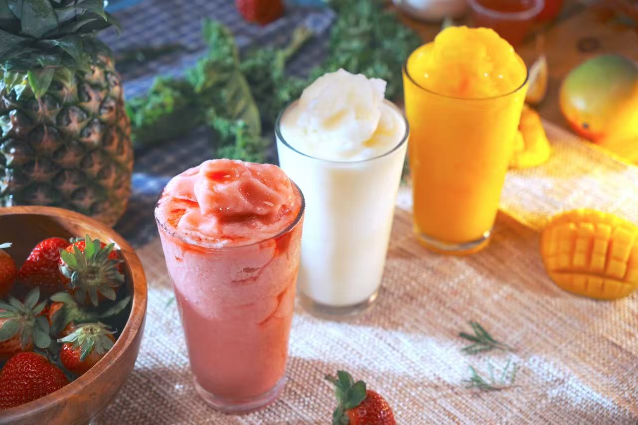 Fresh Fruit Smoothies at Hutto Seafood Wings Seafood Restaurant in Irmo, South Carolina