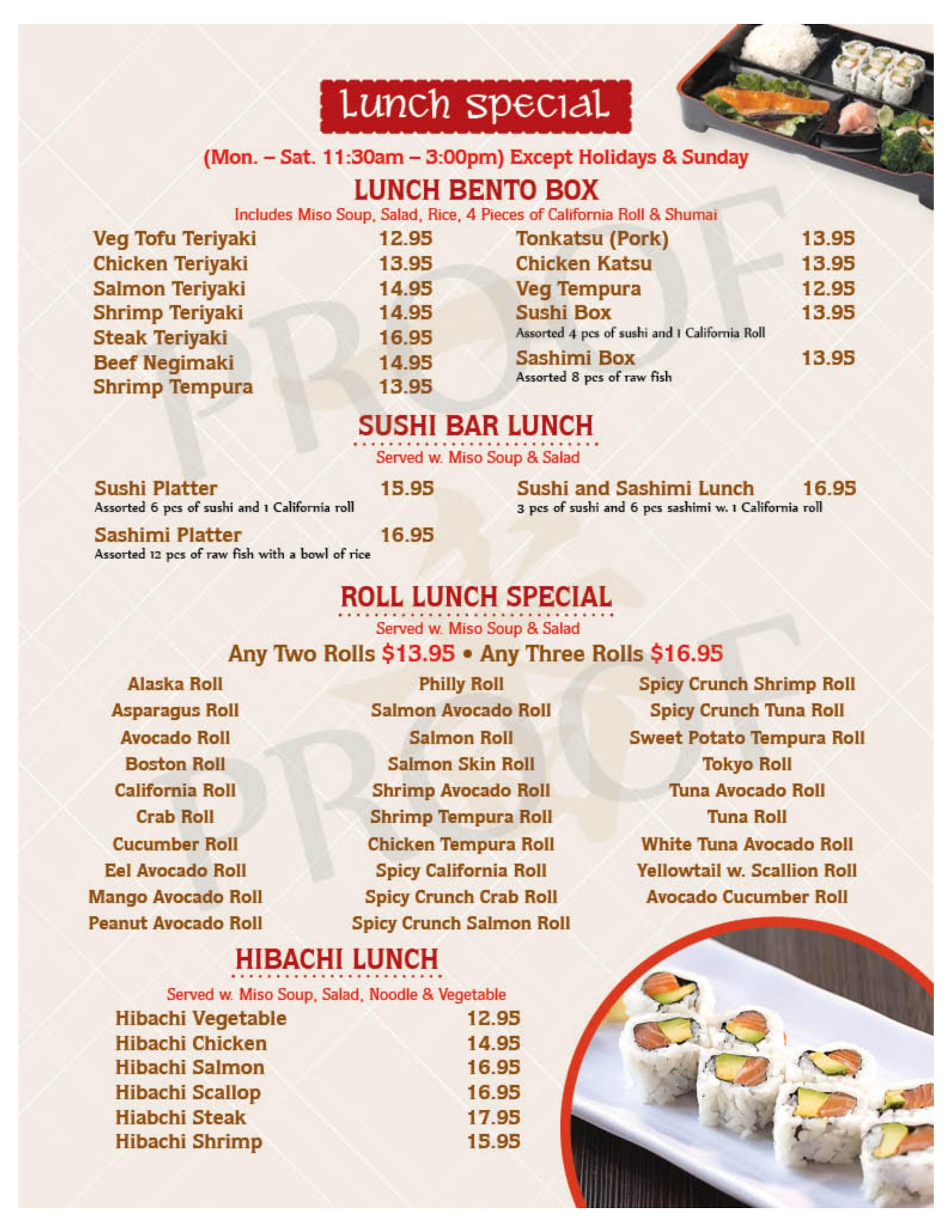 Restaurant menu 8, detailed description provided below