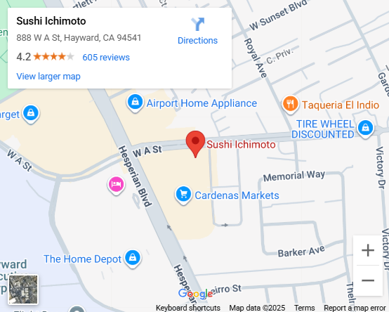 Location, 888 West A Street, Hayward, CA 94541