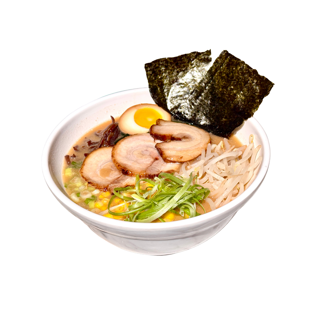 Miso ramen at Ikimono Ramen Japanese Restaurant in Portland