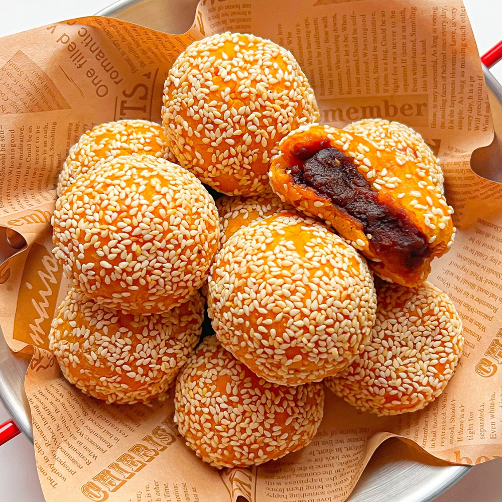 Sesame ball at Ikimono Ramen Japanese Restaurant in Portland