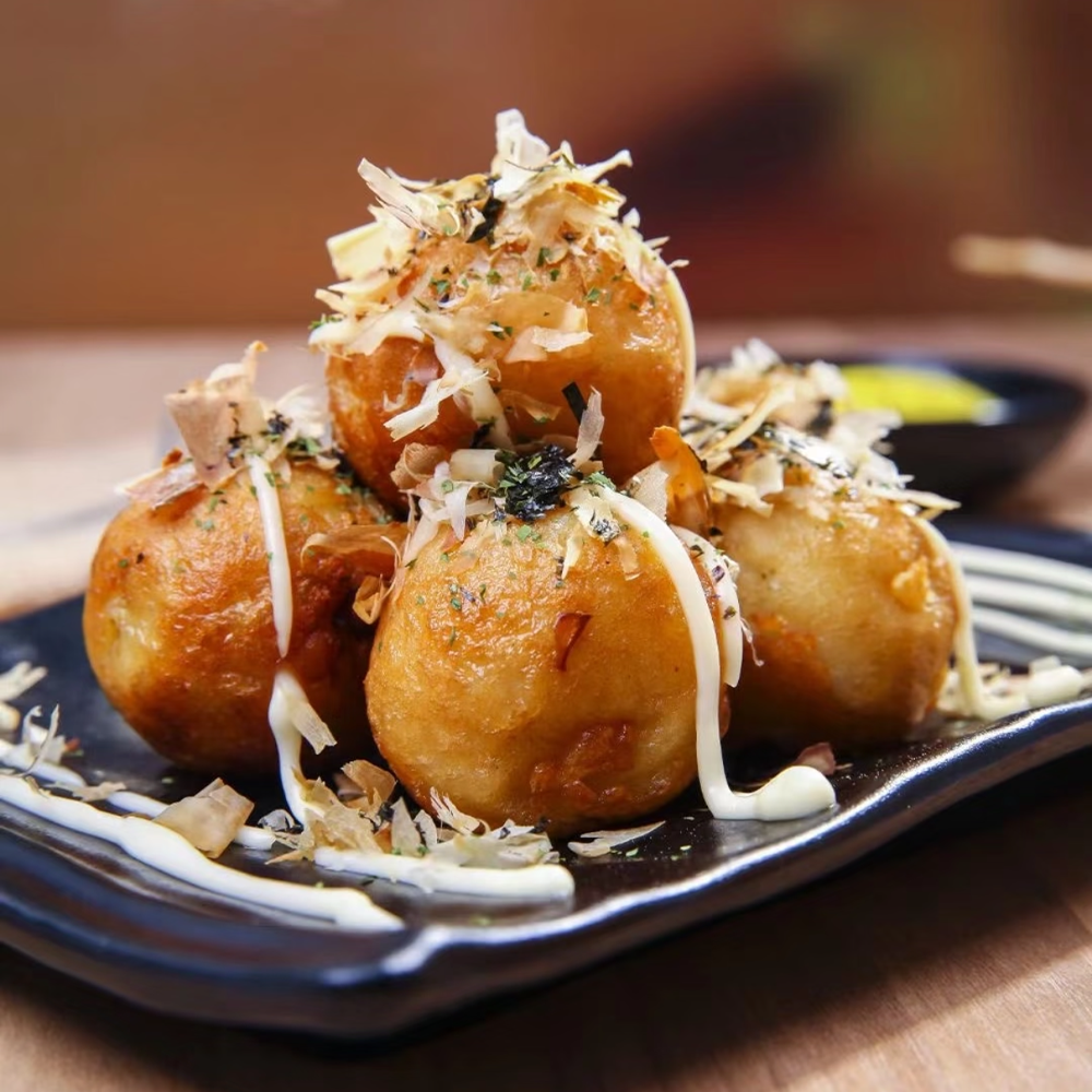 Takoyaki at Ikimono Ramen Japanese Restaurant in Portland