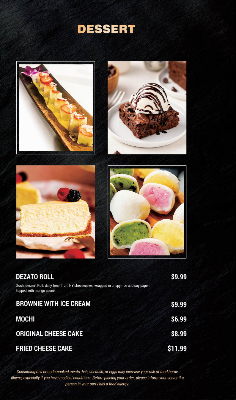 Restaurant menu 10