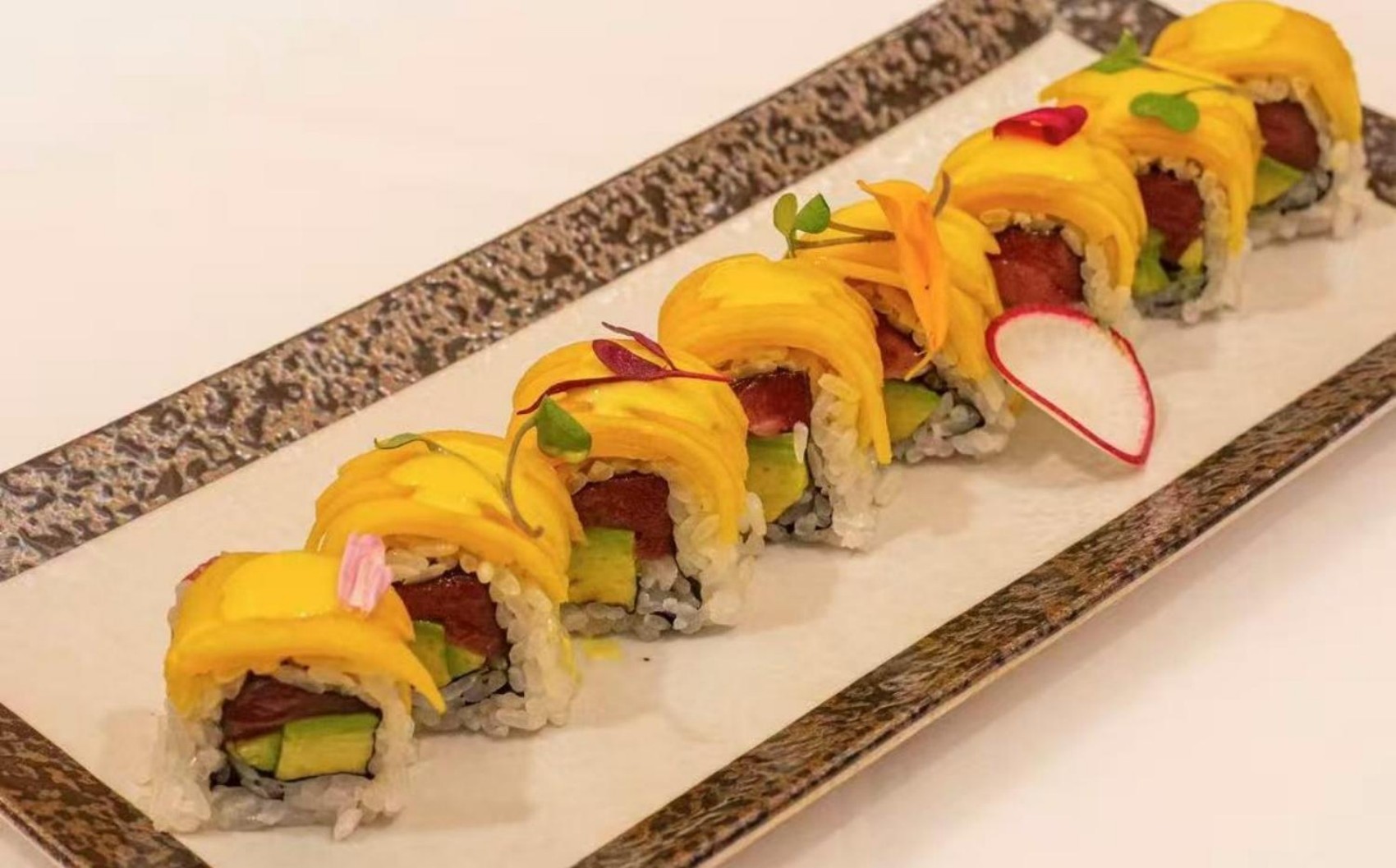 Ikyu-Sushi-II-Japanese-Restaurant-Dancing-Roll-New-York dancing roll at Ikyu Sushi II, a Japanese Restaurant in New York.