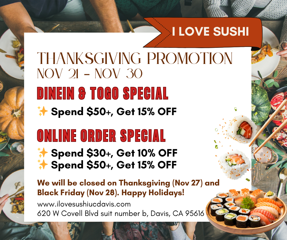 Restaurant Promotion Notice $30+, get 10% off