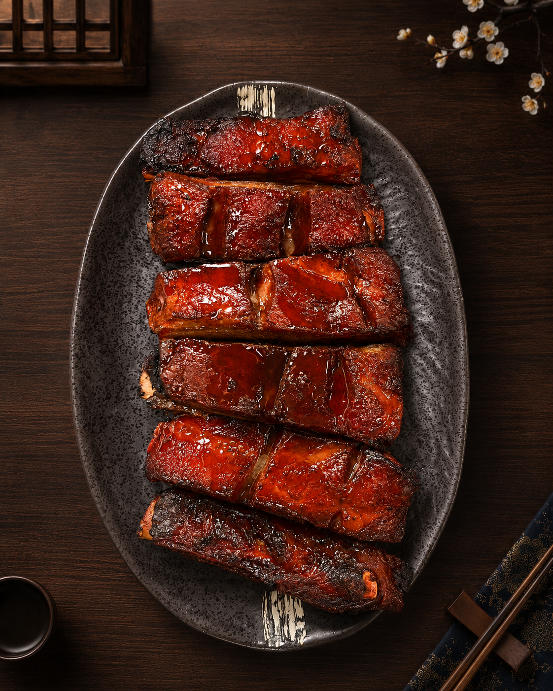BBQ Spare Ribs at Imperial Dynasty, Asian Restaurant in Cranston