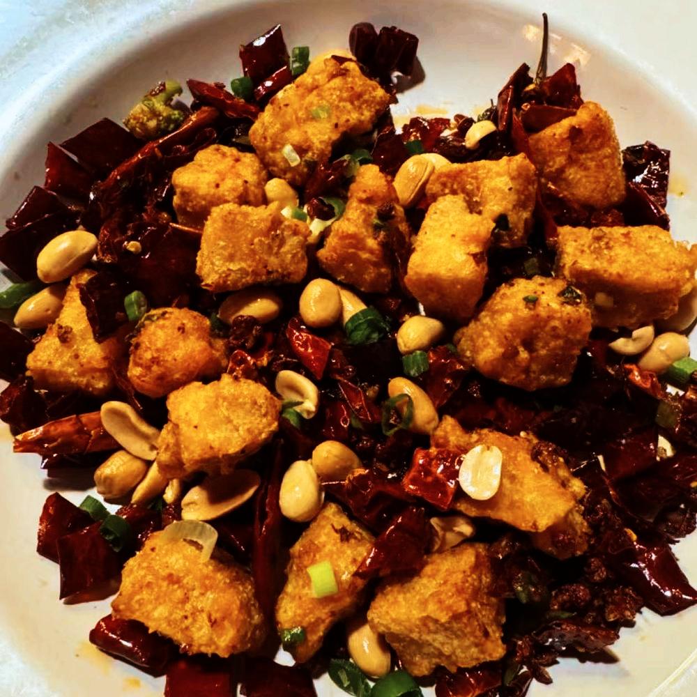 Spicy Kung Pao Tofu from Imperial Feast Kitchen, a Chinese Restaurant in Hewlett