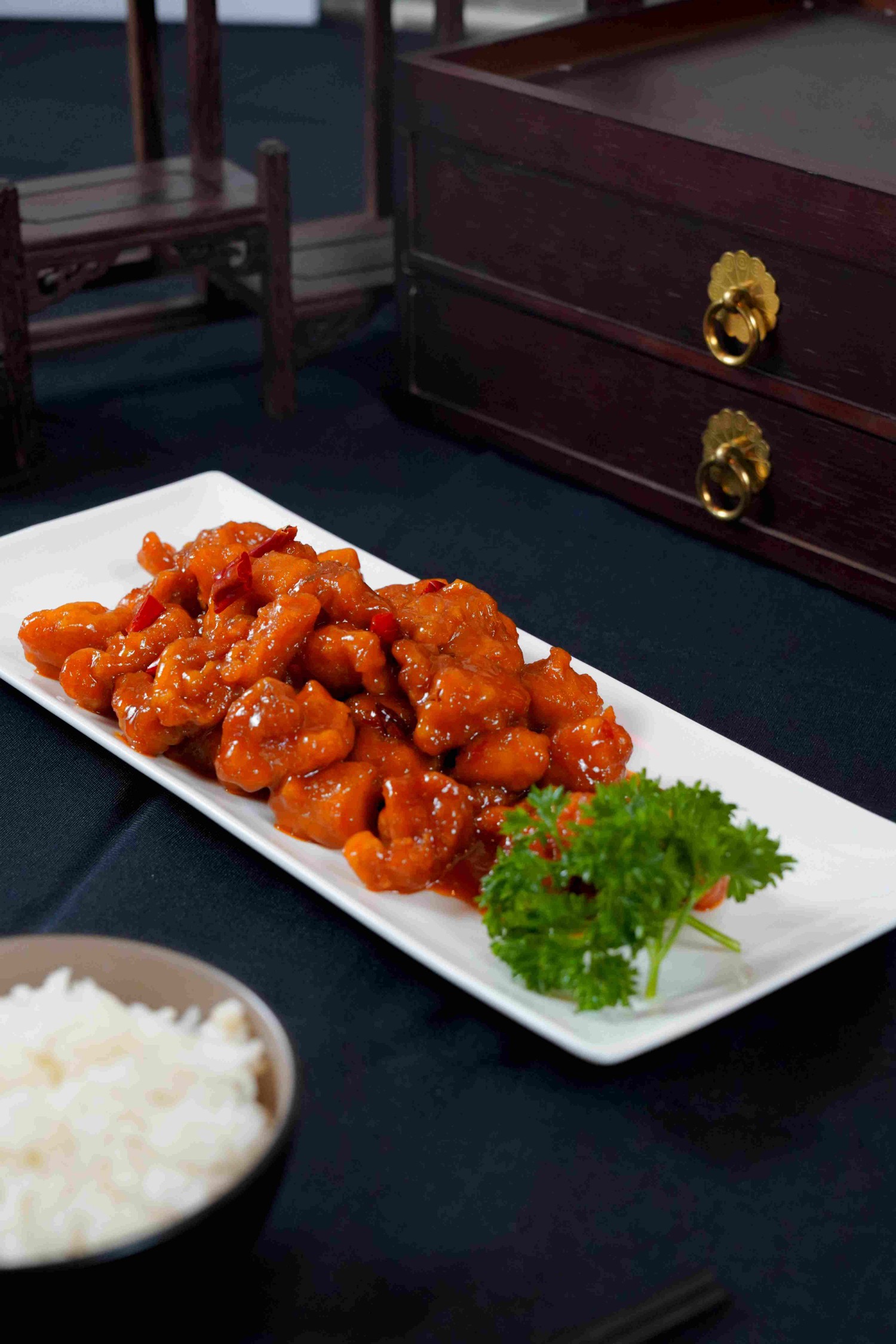 Kung Pao Chicken at Imperial treasure, a Chinese restaurant in Palo Alto