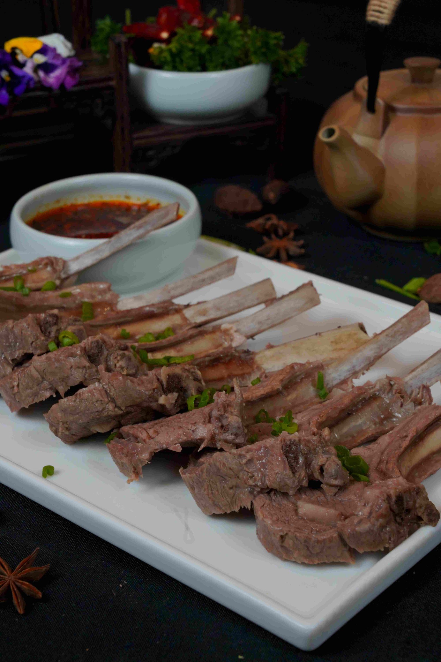Numbing Spicy Lamb Chop at Imperial treasure, a Chinese restaurant in Palo Alto