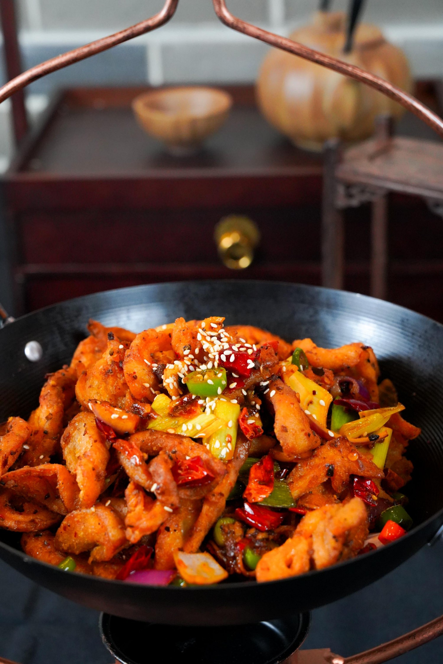 Pork Intestines at Imperial treasure, a Chinese restaurant in Palo Alto